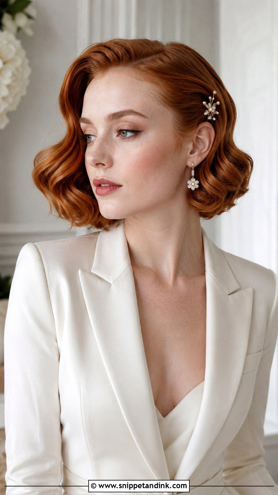 Hollywood Curls For Short Hair - Snippet and Ink - 15 Wedding Hollywood Curls