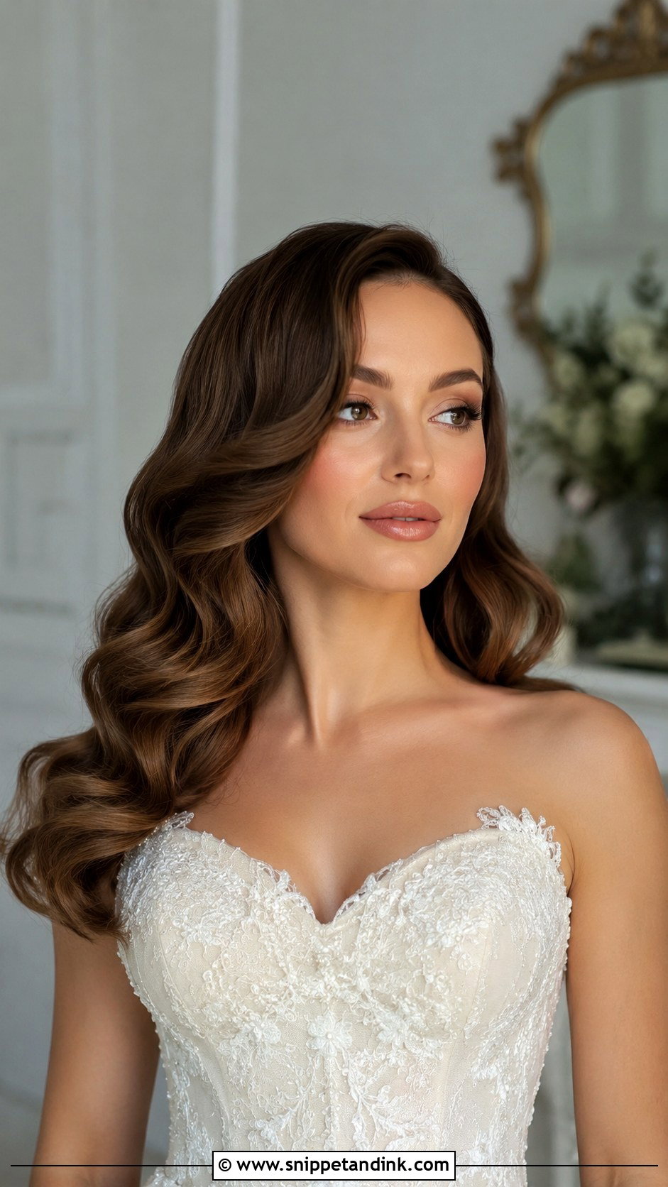 Hollywood Glam Curls Down - Snippet and Ink - 20 Wedding Curls Down