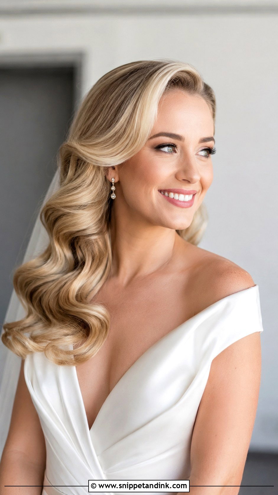 Hollywood Glam Curls Wedding Hair - Snippet and Ink - 15 Hollywood Glam Curls Wedding