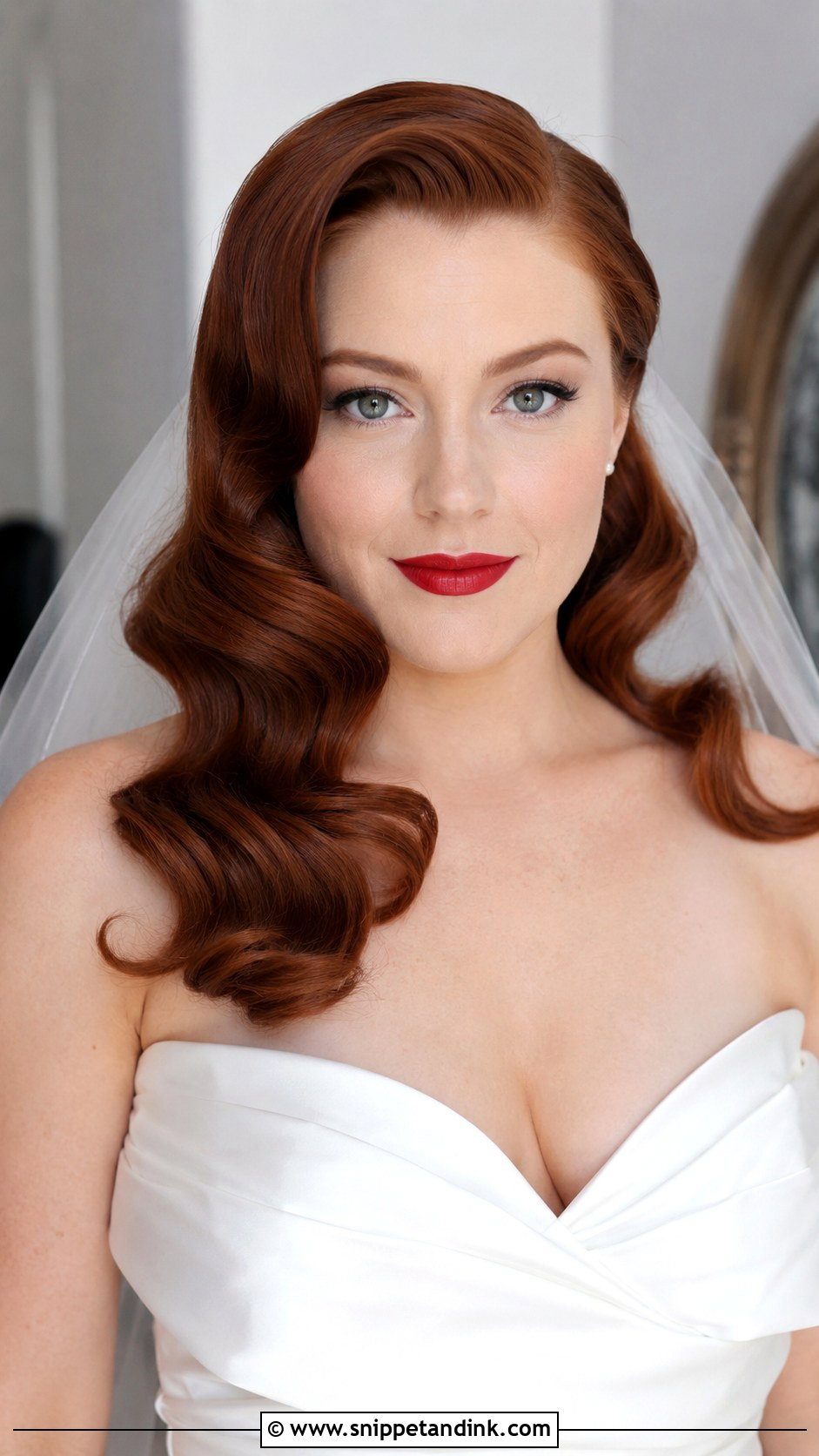 Hollywood Glam Curls for Brides - Snippet and Ink - 30 Curly Wedding Hairstyles