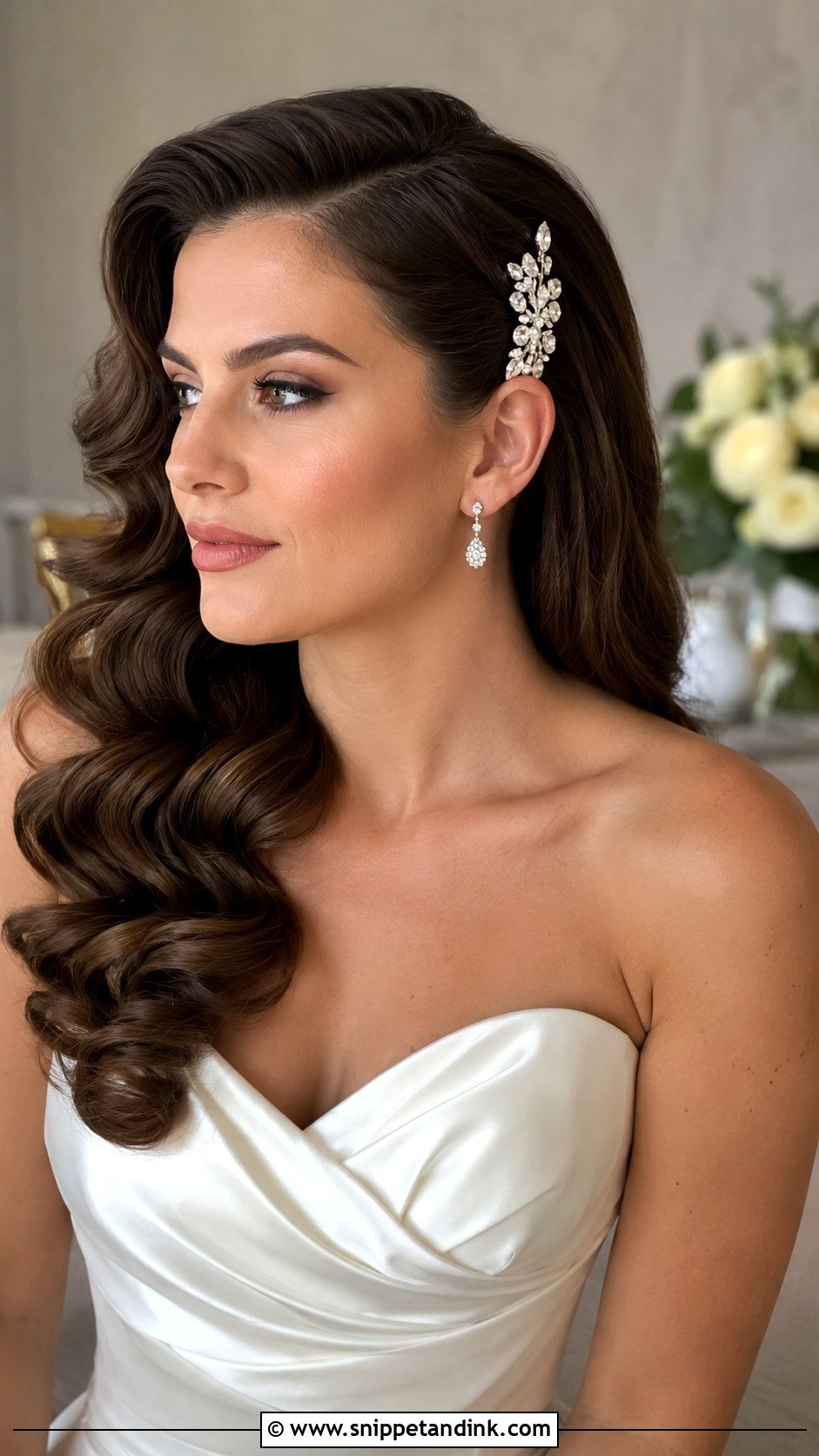 Hollywood Glam Curls for Wedding - Snippet and Ink - 25 Open Hairstyles for Wedding