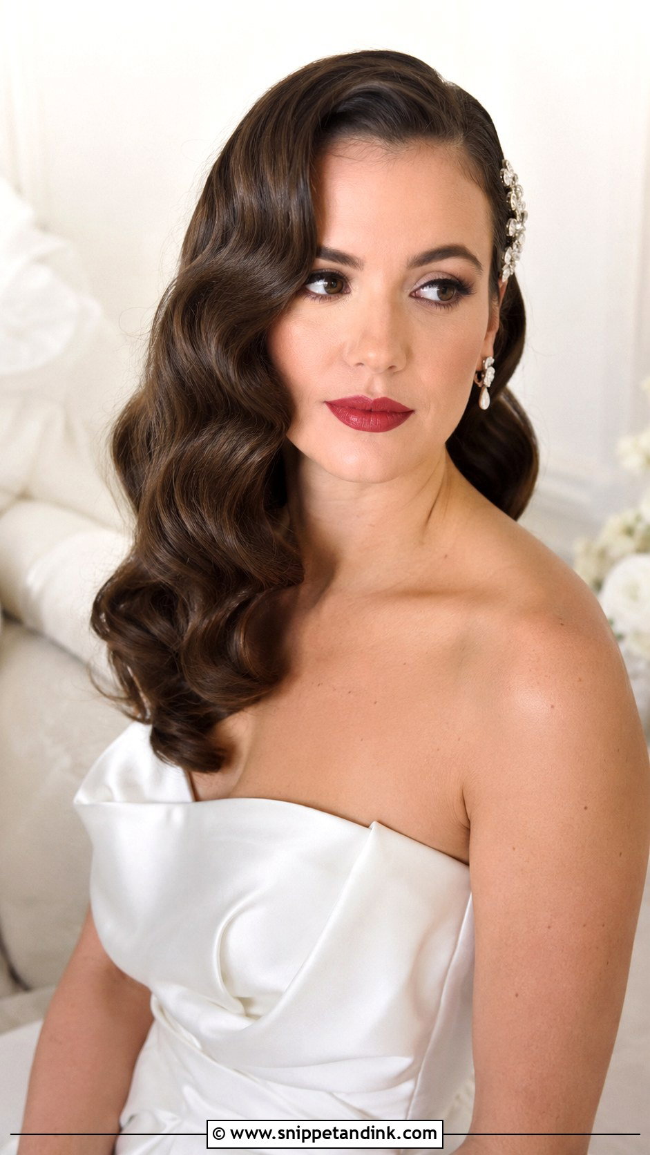 Hollywood Glamour Waves - Snippet and Ink - 20 Hair Model for Wedding Ideas