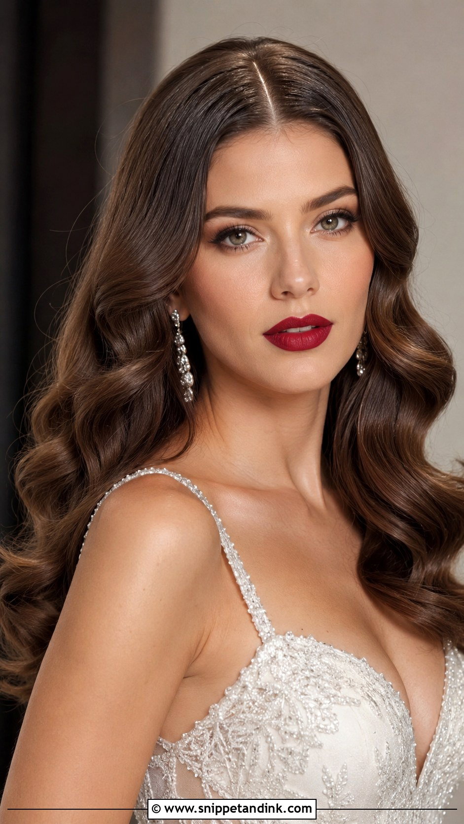 Hollywood Glamour Waves - Snippet and Ink - 20 Romantic Wedding Hairstyles