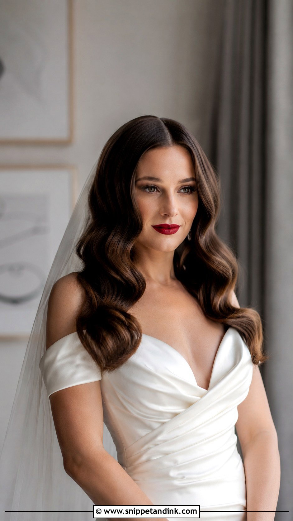 Hollywood Glamour Waves - Snippet and Ink - 25 Hair Ideas for Wedding
