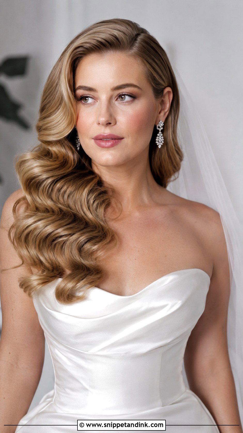 Hollywood Glamour Waves - Snippet and Ink - 20 Curled Hair for Wedding Ideas