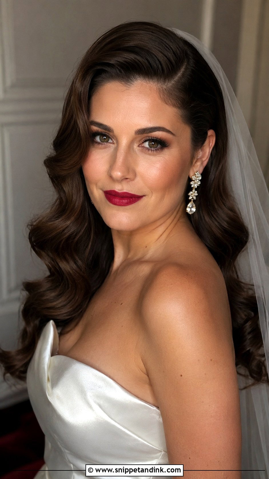 Hollywood Glamour Waves Wedding Hairstyle - Snippet and Ink - 25 Hairstyle Ideas for Wedding