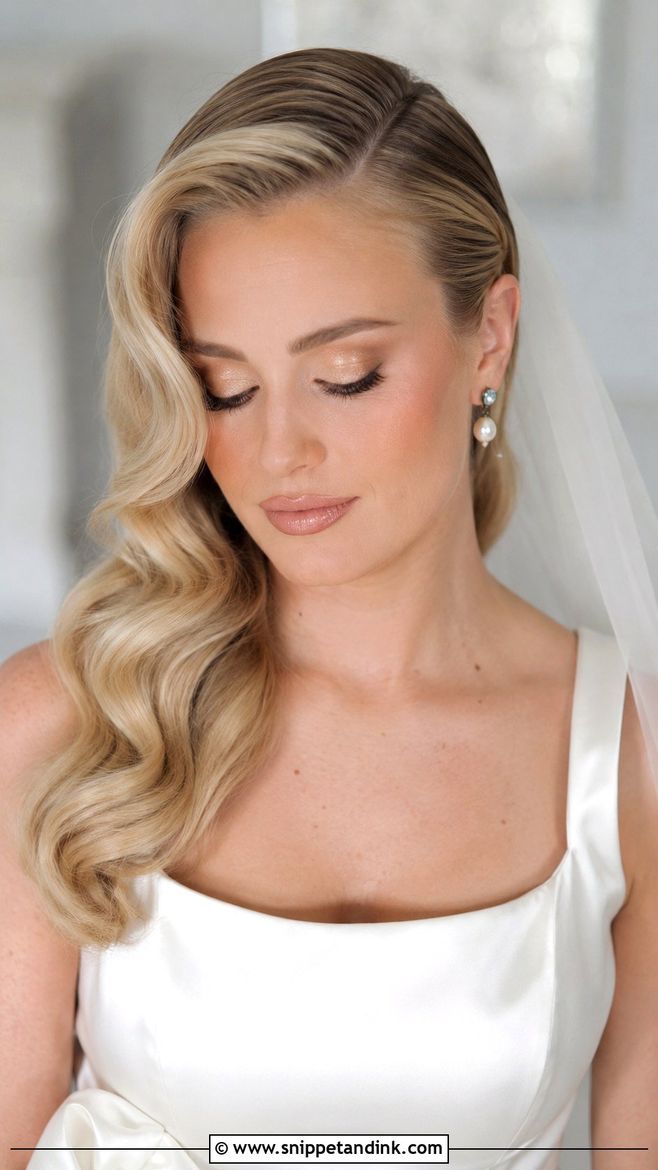 Hollywood Wave Wedding Hair - Snippet and Ink - 15 Wave Hair Wedding Ideas