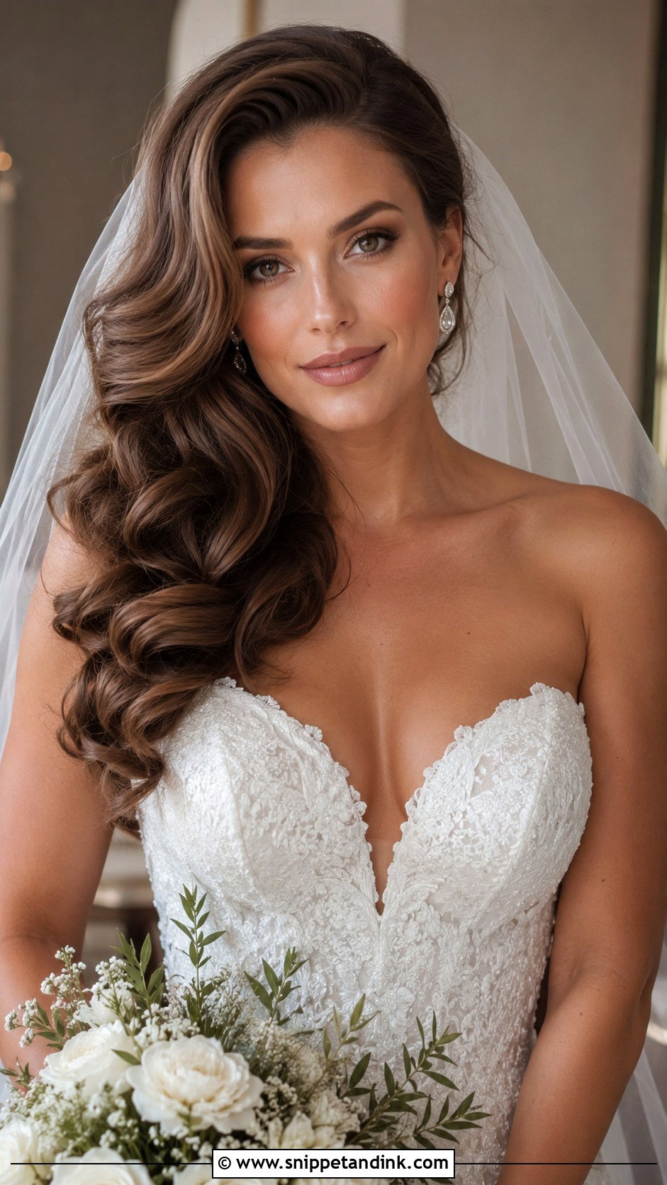 Hollywood Waves - Snippet and Ink - 25 Elegant Wedding Hair Ideas