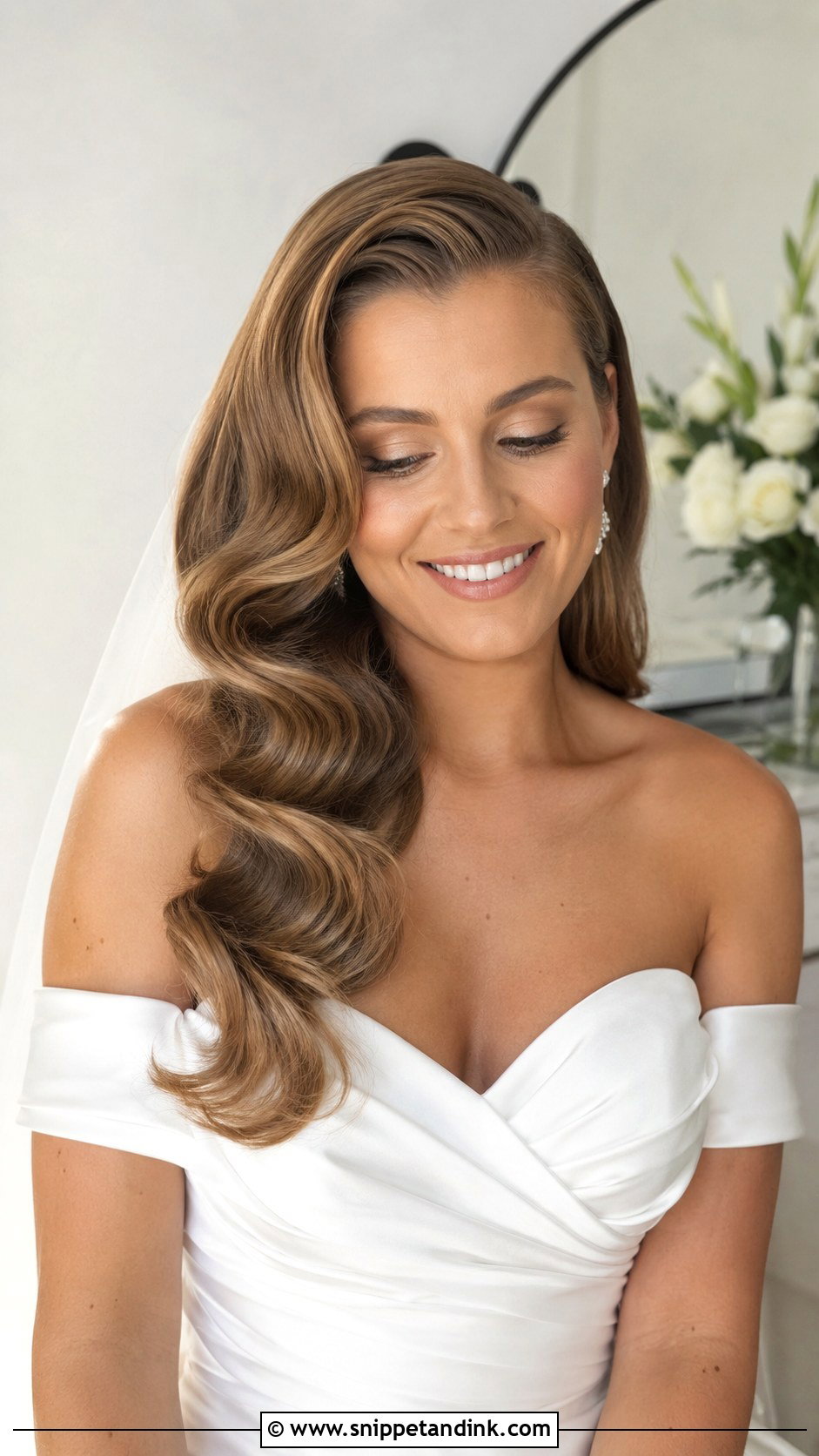 Hollywood Waves - Snippet and Ink - 25 Classy Wedding Hair Ideas