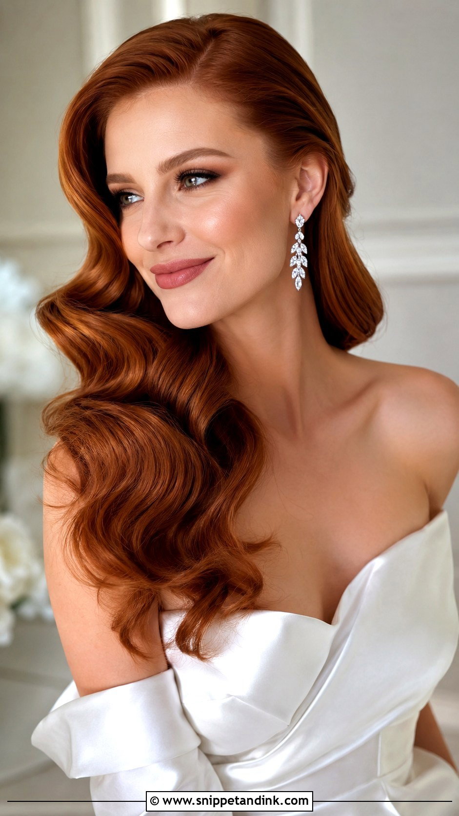 Hollywood Waves Bridal Hairstyle - Snippet and Ink - 15 Hair Styles for a Bride