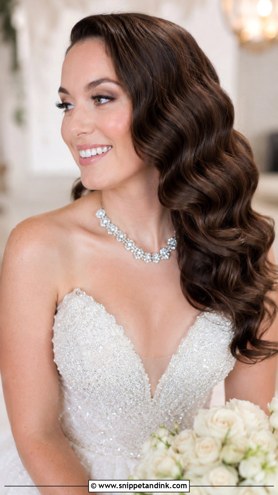 Hollywood Waves Bridal Hairstyle - Snippet and Ink - 25 Easy Bridal Hairstyles