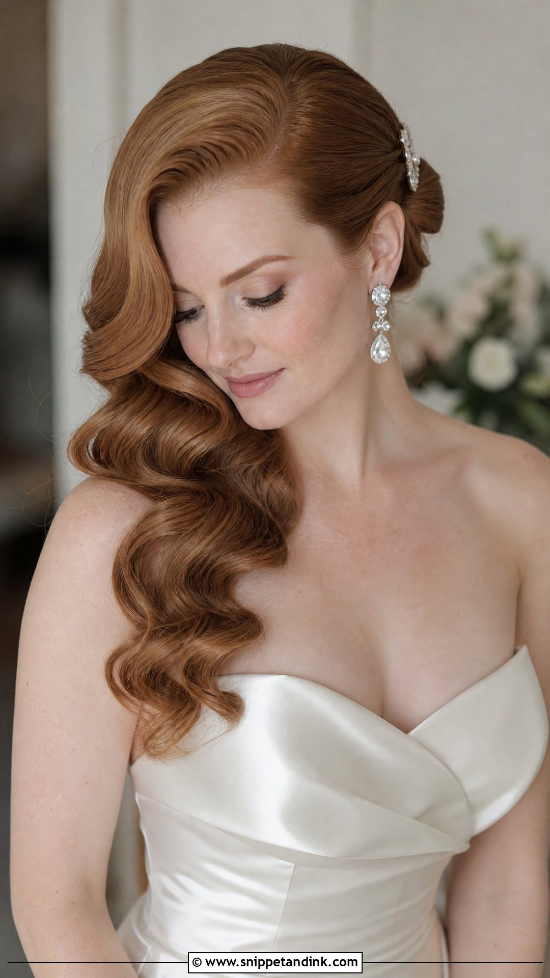 Hollywood Waves Bridal Hairstyle Step By Step - Snippet and Ink - 15 Bridal Hairstyles Tutorial Step By Step