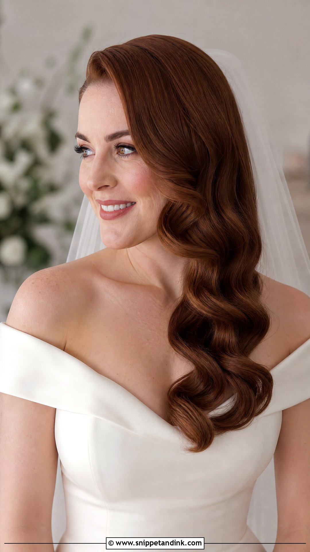 Hollywood Waves Bride Hairstyle - Snippet and Ink - 15 Classy Bride Hairstyles