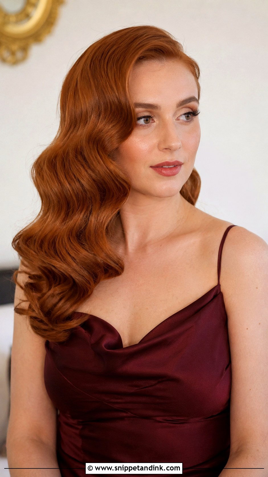 Hollywood Waves Bridesmaid Hair - Snippet and Ink - 20 Wedding Bridesmaids Hair Ideas