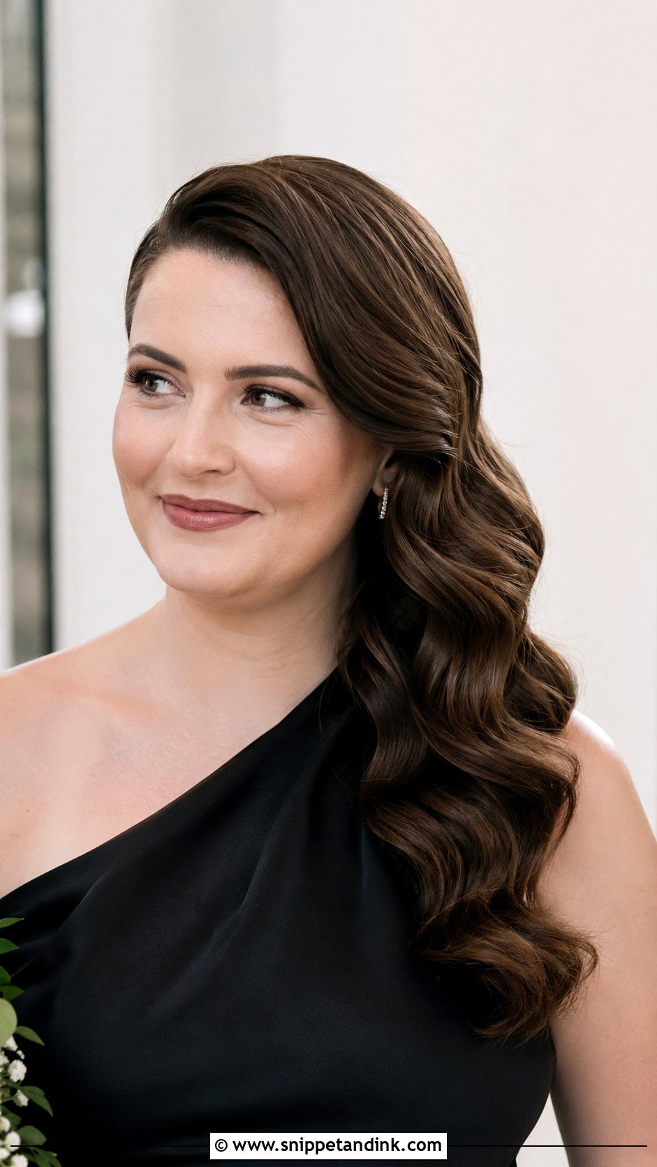 Hollywood Waves Bridesmaid Hair Brown Hair - Snippet and Ink - 20 Bridesmaid Hairstyles Brown Hair