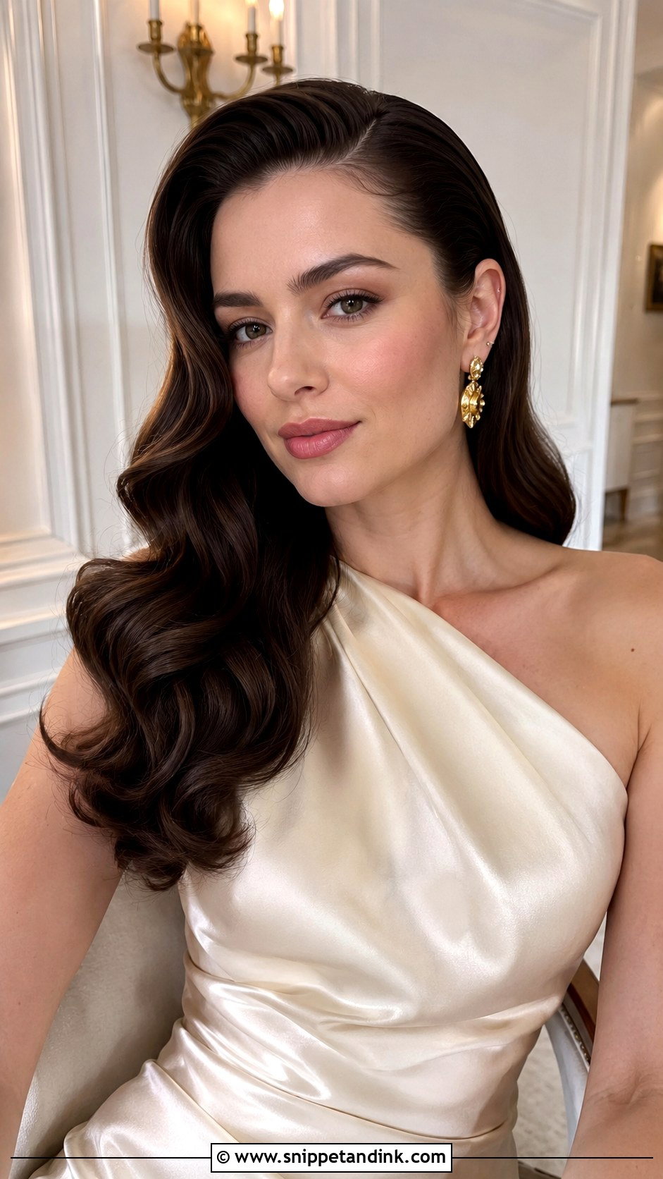 Hollywood Waves Wedding Guest Hair - Snippet and Ink - 20 Easy Wedding Guest Hairstyles Long Hair