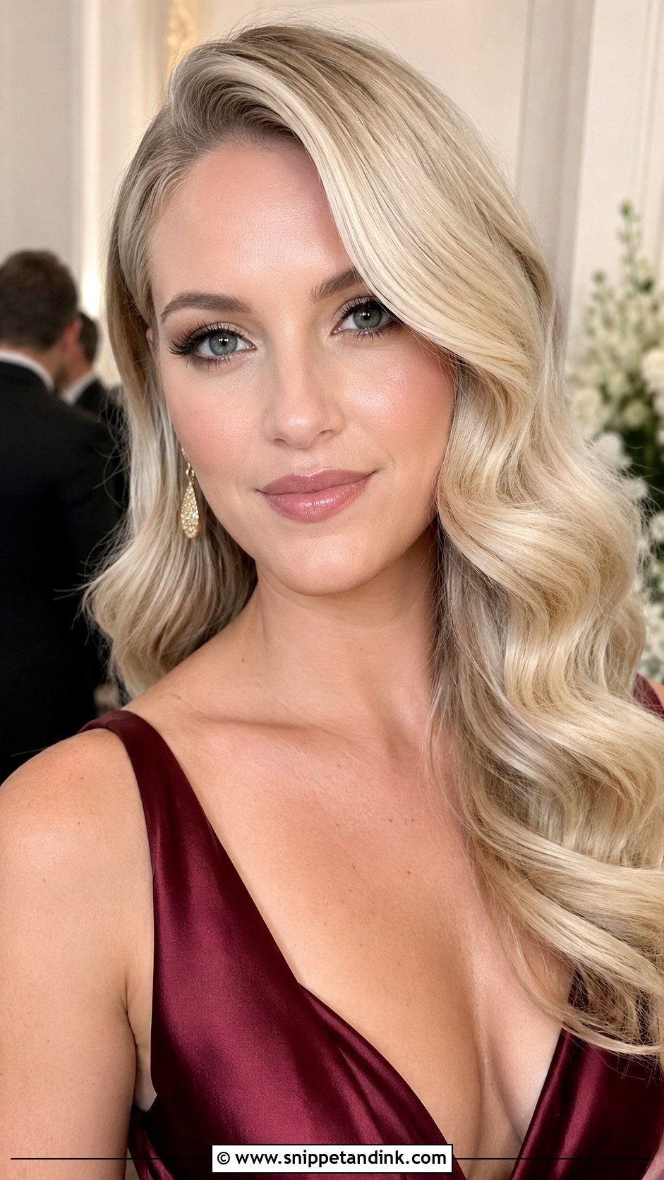Hollywood Waves Wedding Guest Hair - Snippet and Ink - 20 Hair Do Wedding Guest Ideas