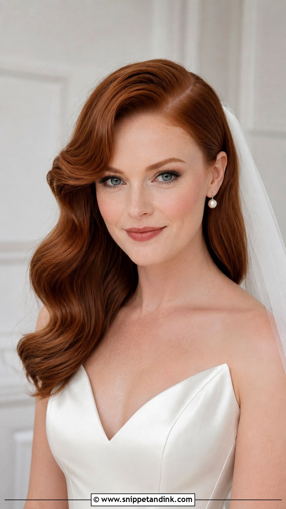 Hollywood Waves Wedding Hair - Snippet and Ink - 15 Wedding Hair for Plus Size Brides