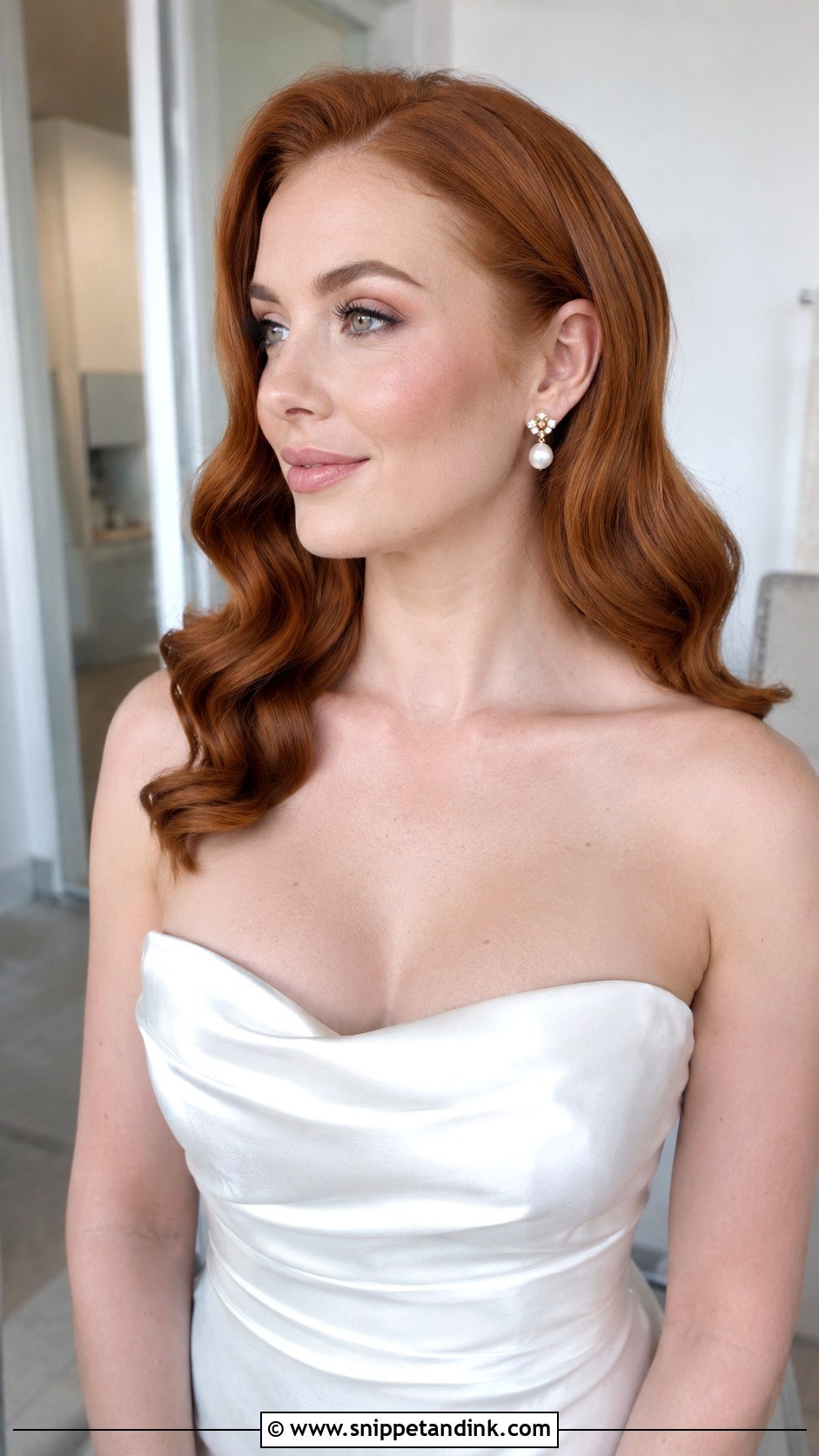 Hollywood Waves Wedding Hair - Snippet and Ink - 20 Hairstyles for Medium Hair for Wedding