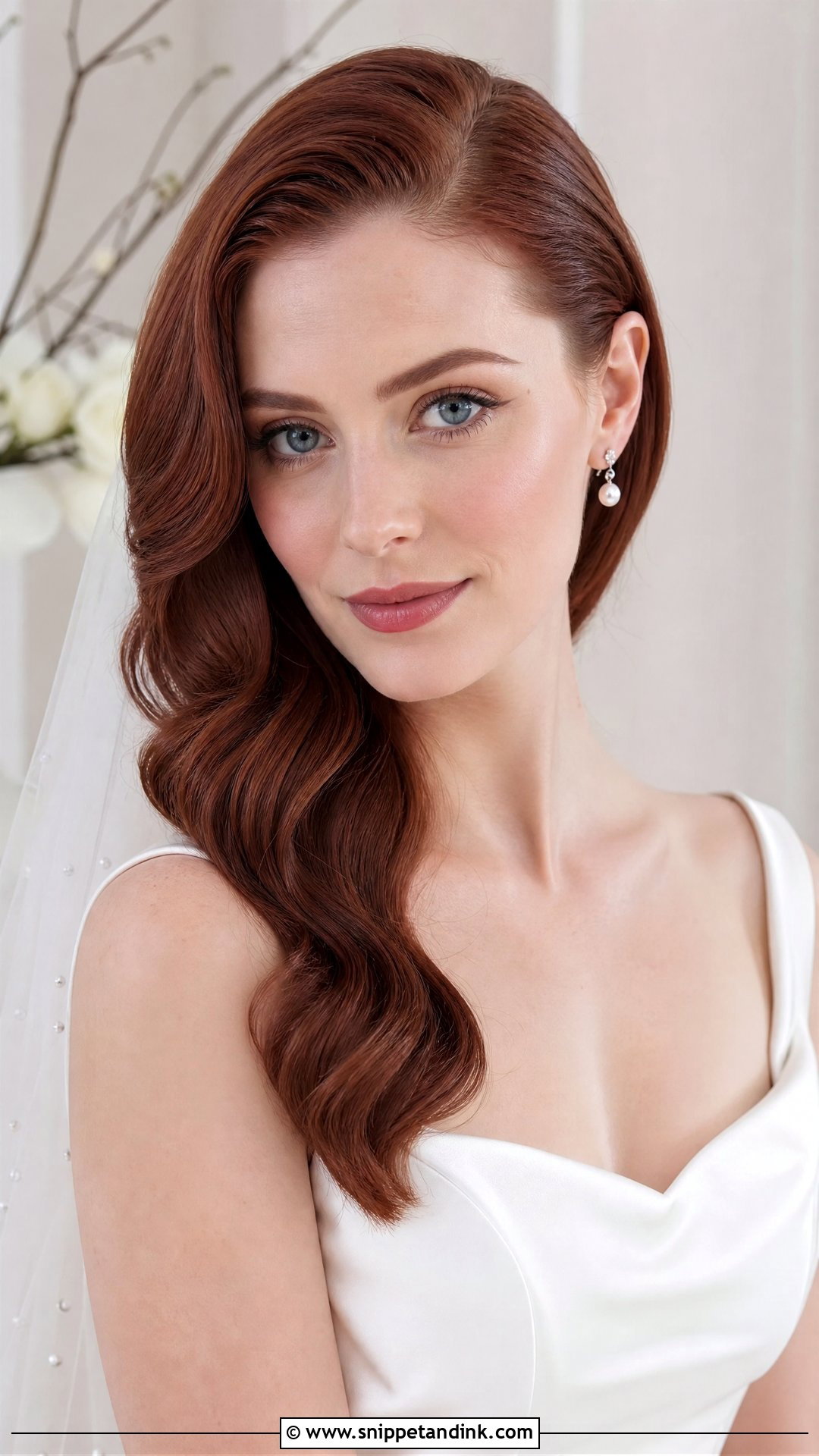 Hollywood Waves Wedding Hair - Snippet and Ink - 15 Elegant Hair for Wedding Ideas