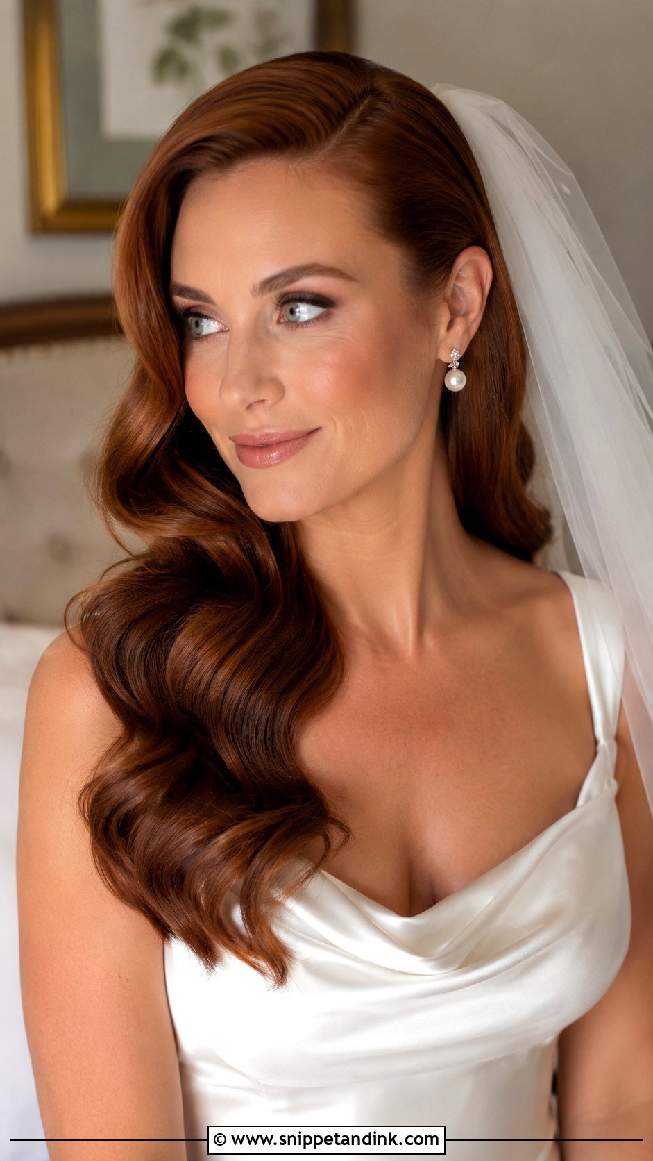 Hollywood Waves Wedding Hairstyle - Snippet and Ink - 15 Rambut Pengantin Wedding Hairstyles
