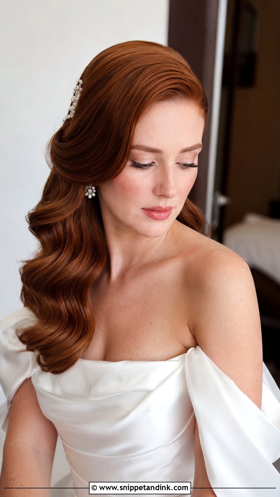 Hollywood Waves Wedding Hairstyle - Snippet and Ink - 15 Simple Long Hairstyles for Wedding