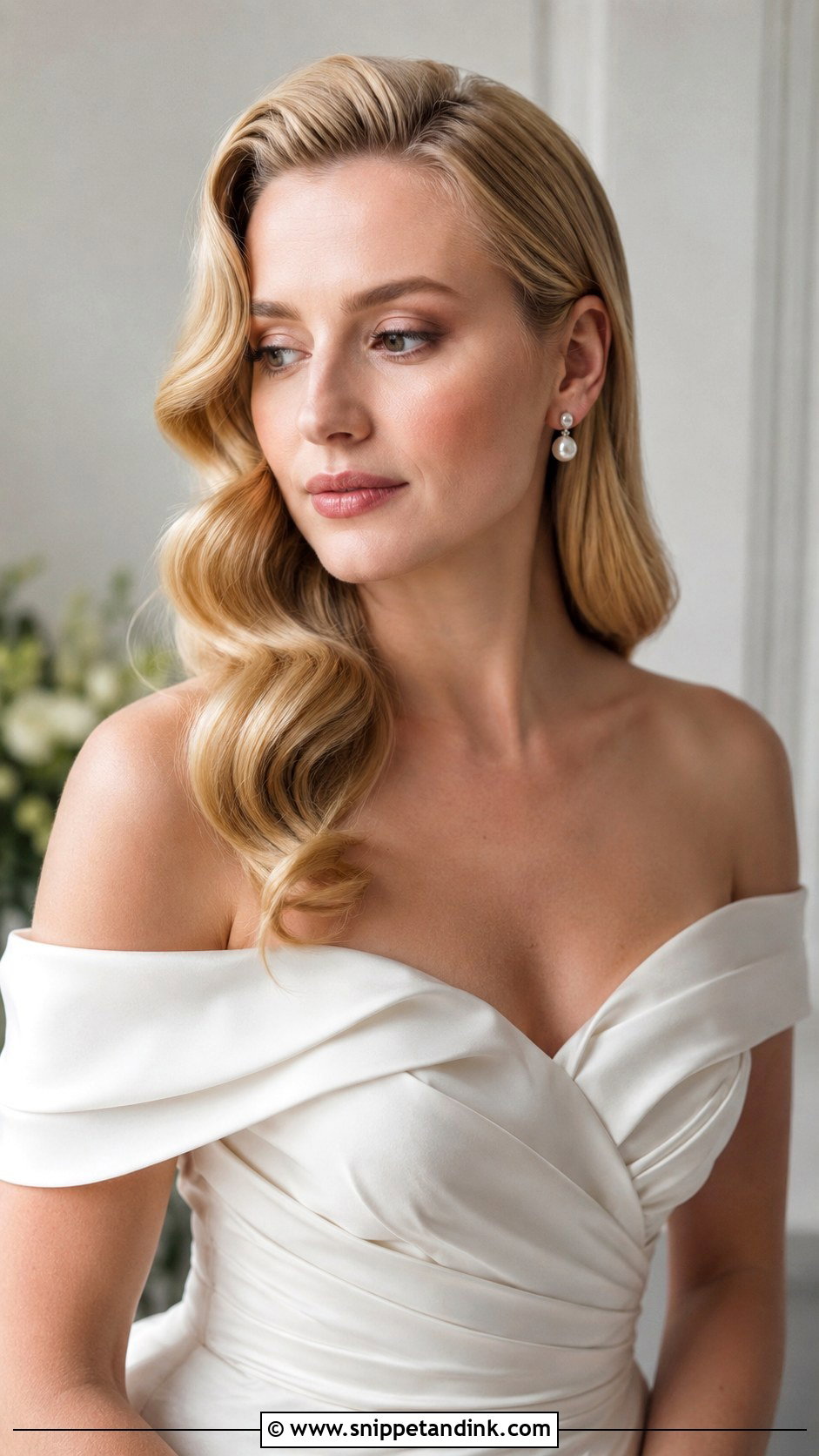 Hollywood Waves Wedding Hairstyle - Snippet and Ink - 15 Stylish Hairstyles for Wedding