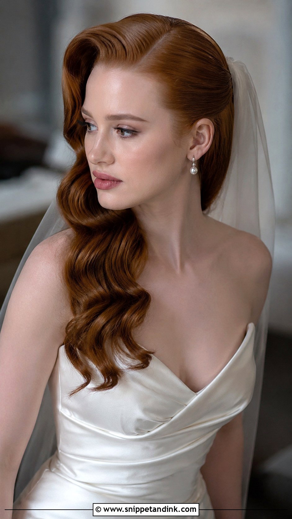 Hollywood Waves Wedding Hairstyle - Snippet and Ink - 20 Hairstyle Idea for Wedding Ideas