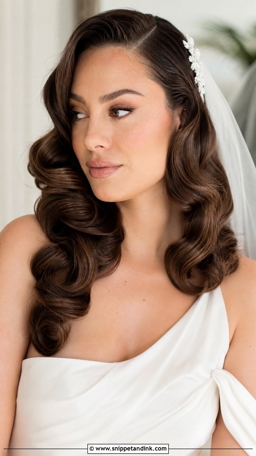 Hollywood Waves Wedding Hairstyle - Snippet and Ink - 20 Wedding Hairstyle Ideas