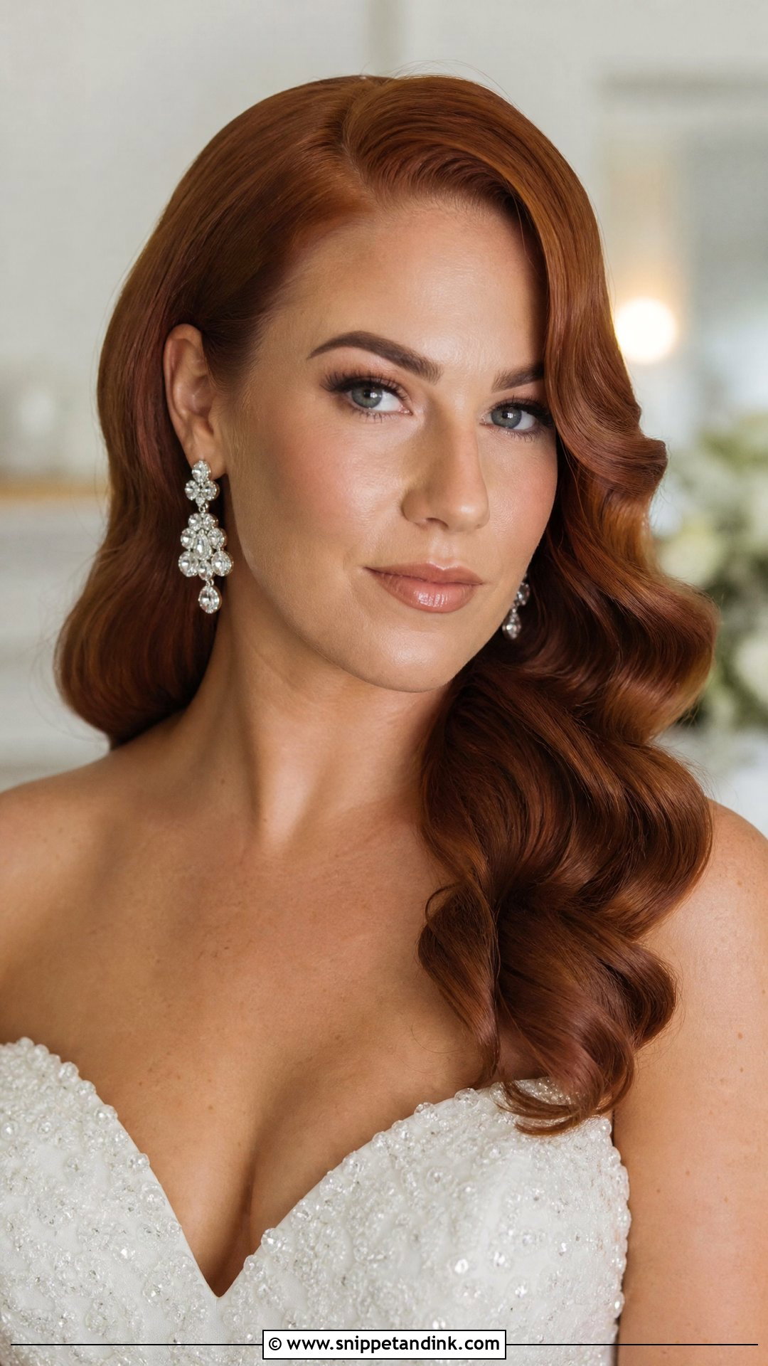Hollywood Waves Wedding Hairstyle - Snippet and Ink - 20 Western Bride Hairstyles