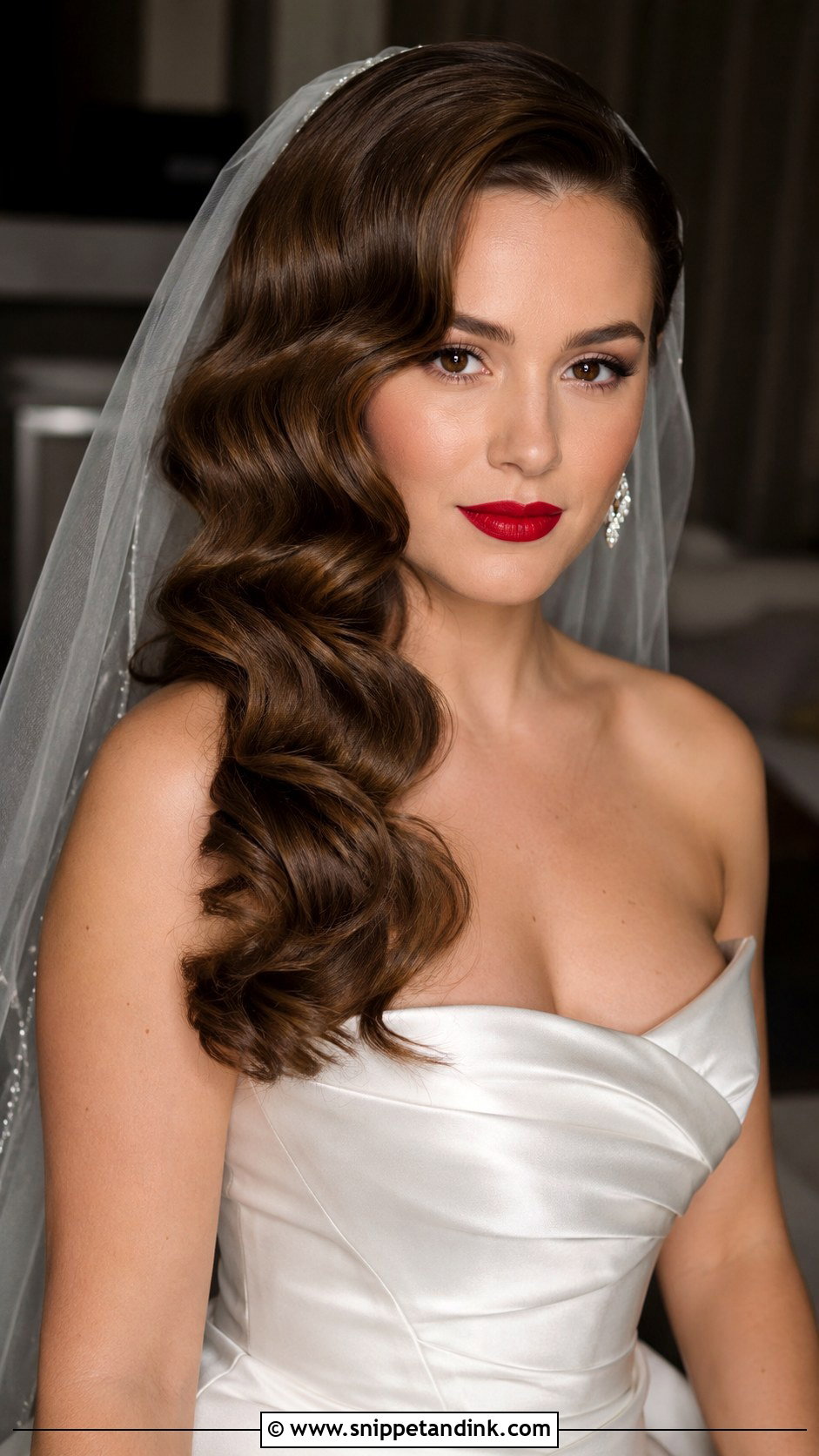 Hollywood Waves Wedding Hairstyle - Snippet and Ink - 25 Wedding Day Hairstyles
