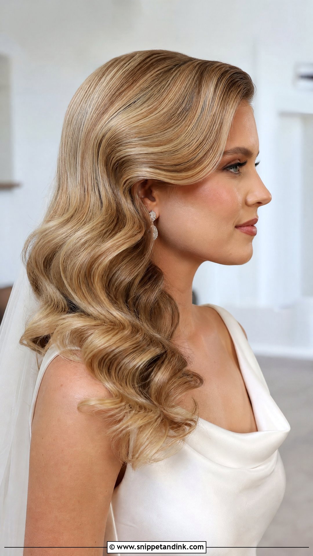 Hollywood Waves Wedding Hairstyle For Bride - Snippet and Ink - 15 Best Wedding Hairstyles the Bride