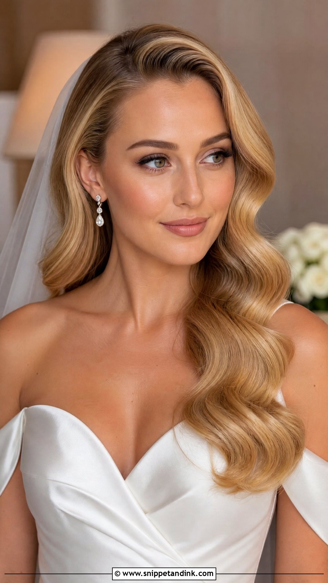 Hollywood Waves Wedding Hairstyle - Snippet and Ink - 15 Basic Hairstyles for Wedding
