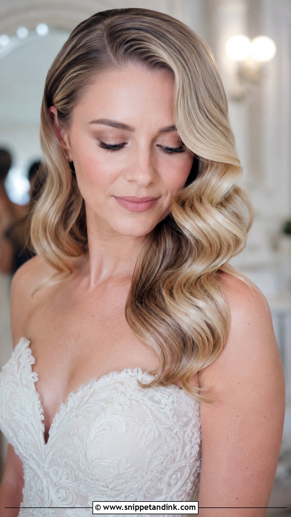 Hollywood Waves for Brides - Snippet and Ink - 20 Latest Bridal Hairstyles