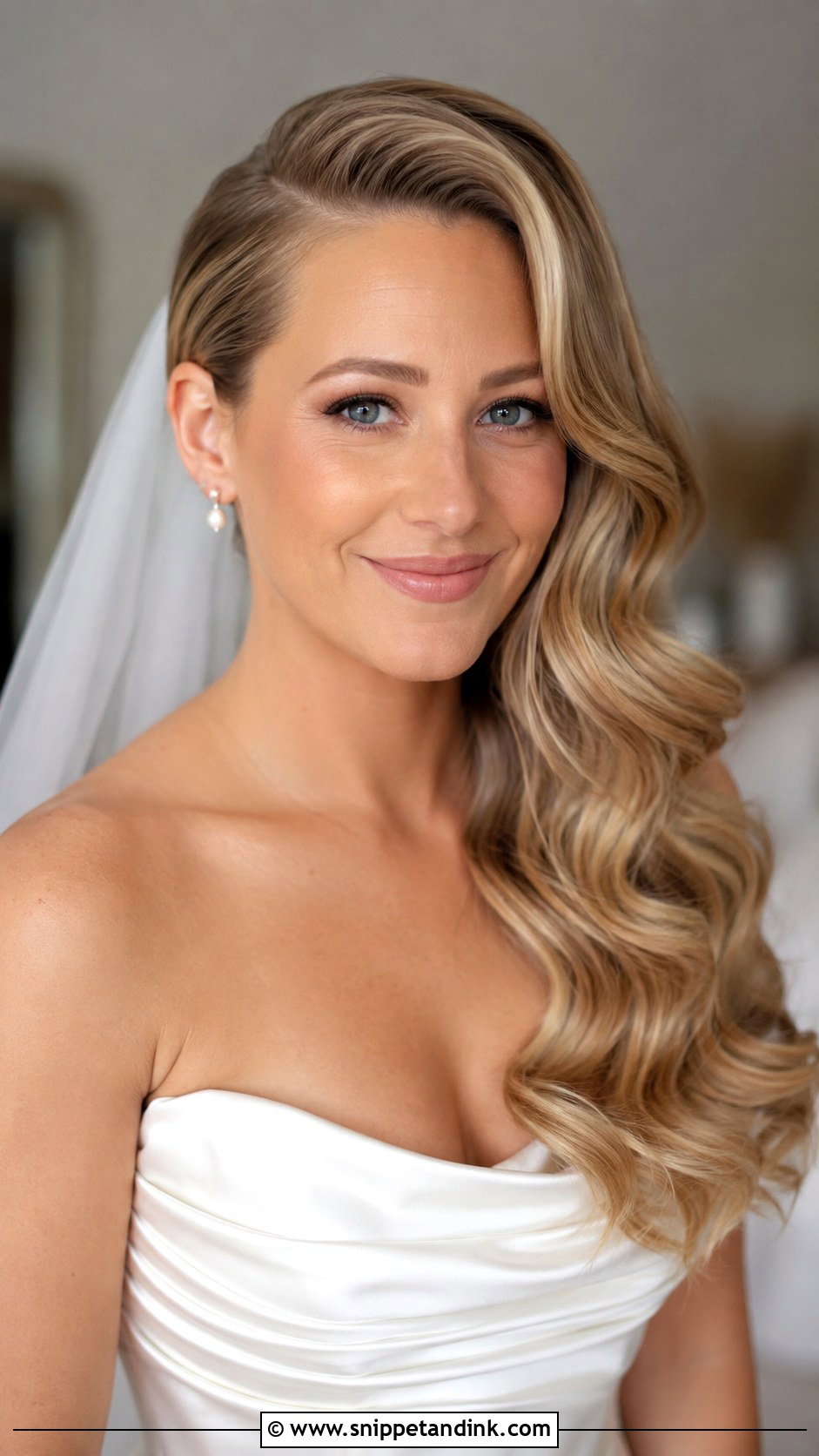 Hollywood Waves for Long Hair - Snippet and Ink - 30 Bridal Hairstyles for Long Hair