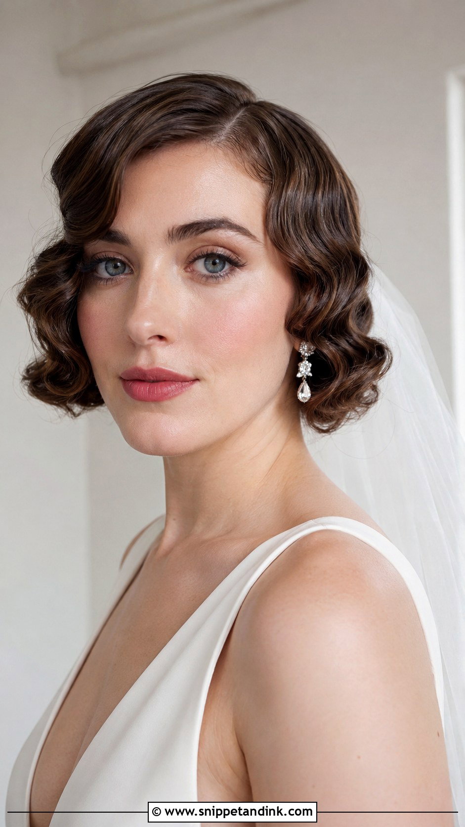 Hollywood Waves for Short Hair - Snippet and Ink - 20 Hollywood Waves Wedding Hairstyles