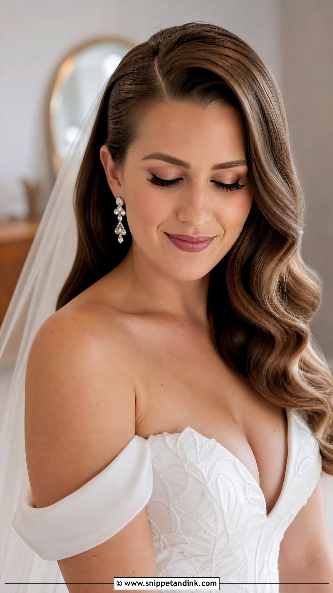 Hollywood Waves for Wedding - Snippet and Ink - 20 Wavy Hairstyle for Wedding Ideas