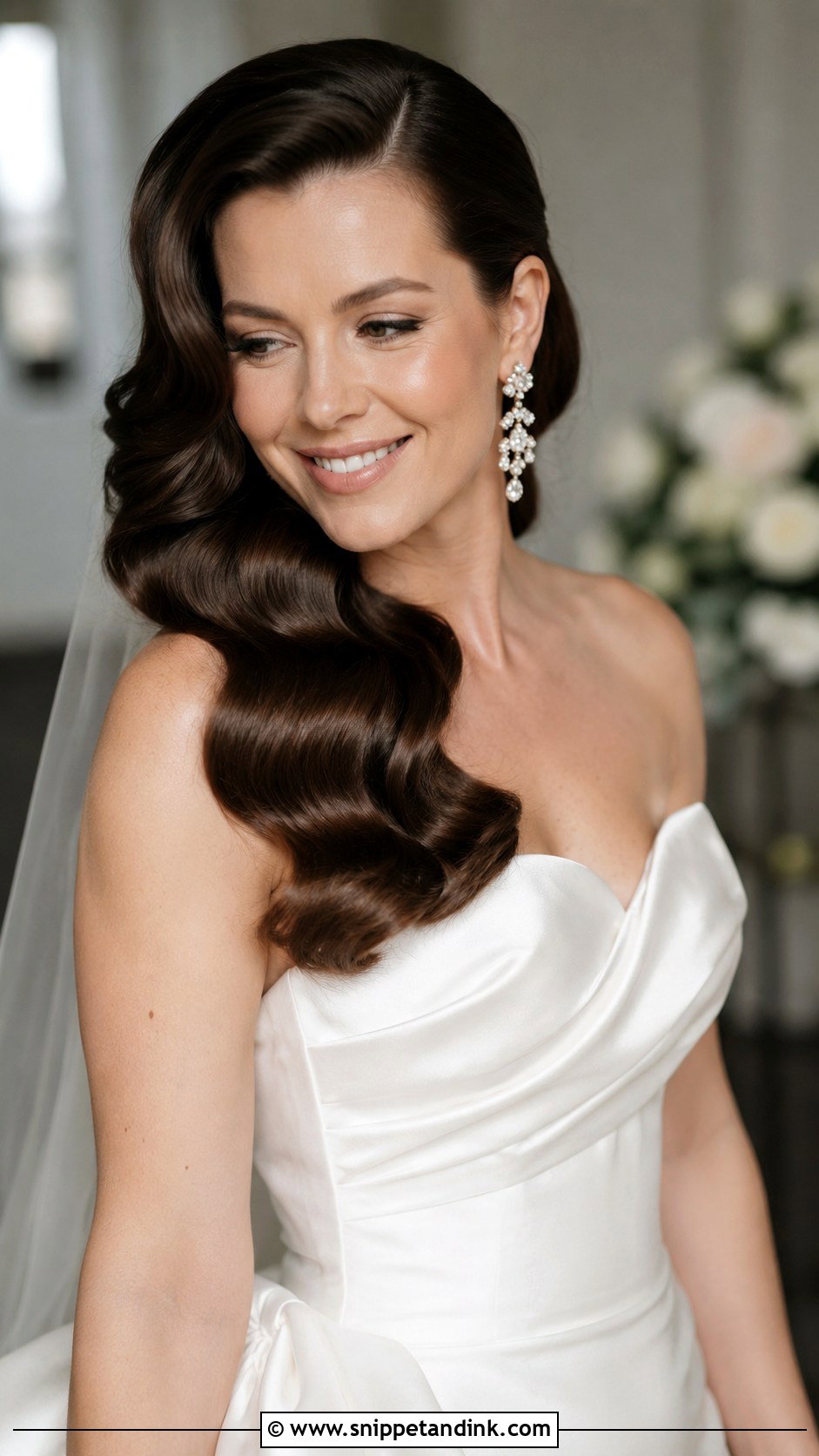 Hollywood Waves for Wedding Day - Snippet and Ink - 25 2025 Bride Hairstyles