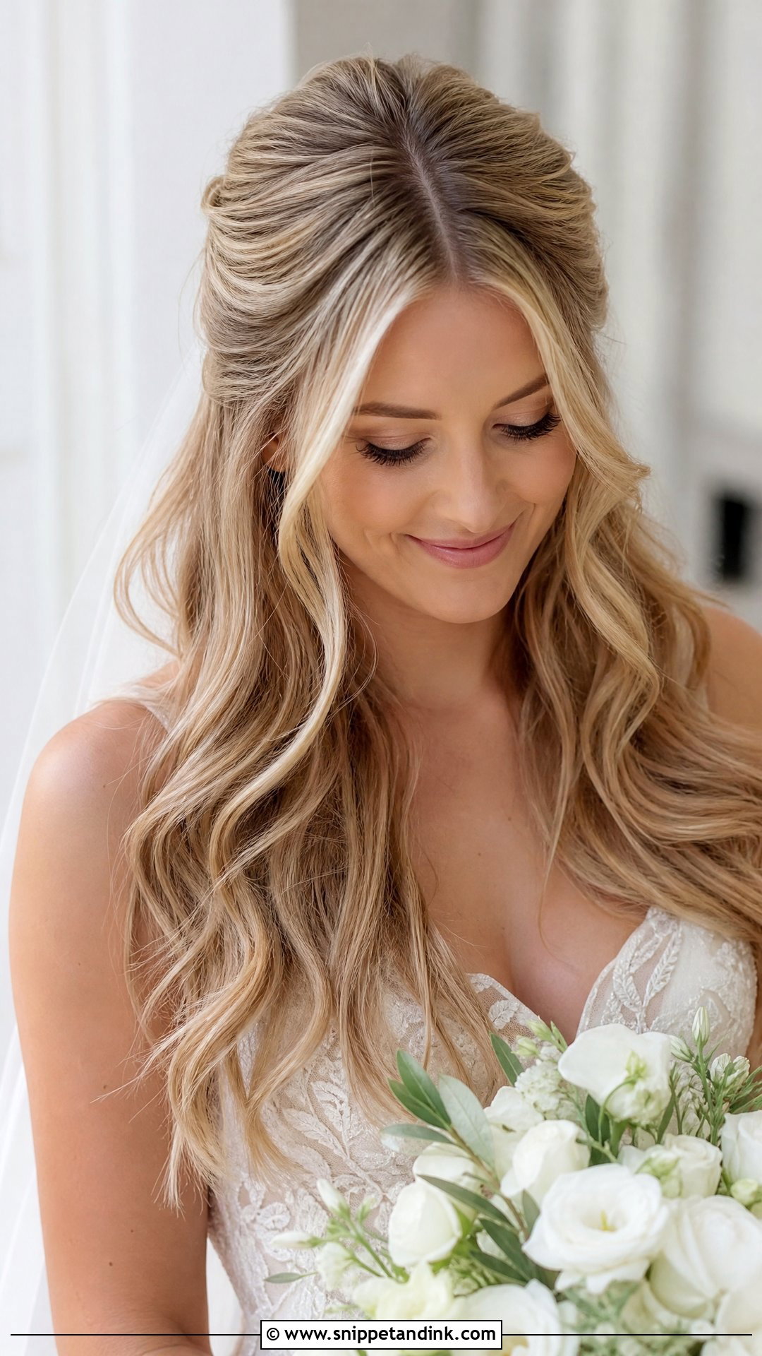 Honey Blonde Wedding Hair - Snippet and Ink - 20 Ariana Grande Wedding Hair Ideas