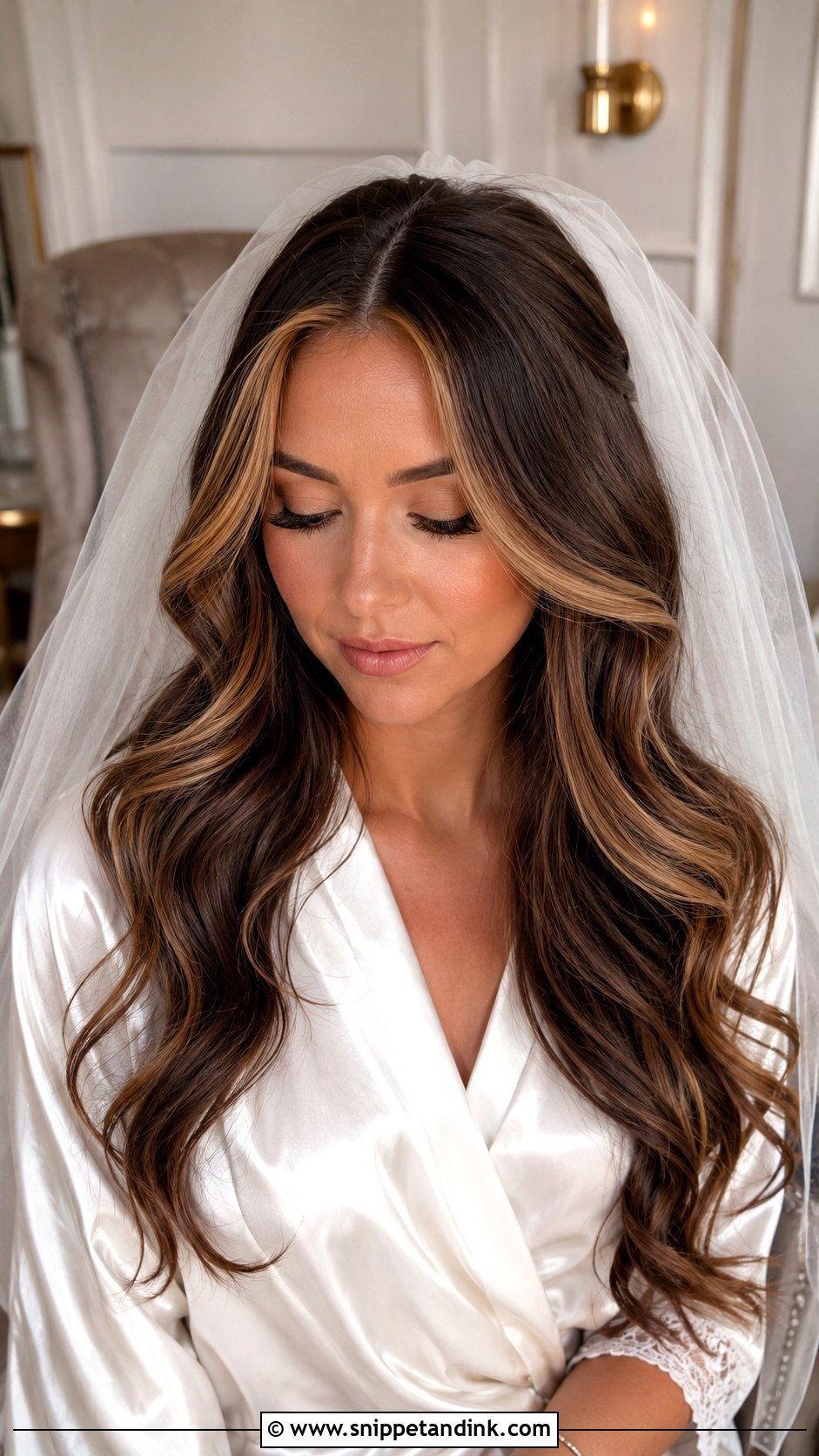 Honey Brown Highlights For Brunettes - Snippet and Ink - 15 Wedding Hair Color Ideas Brunettes