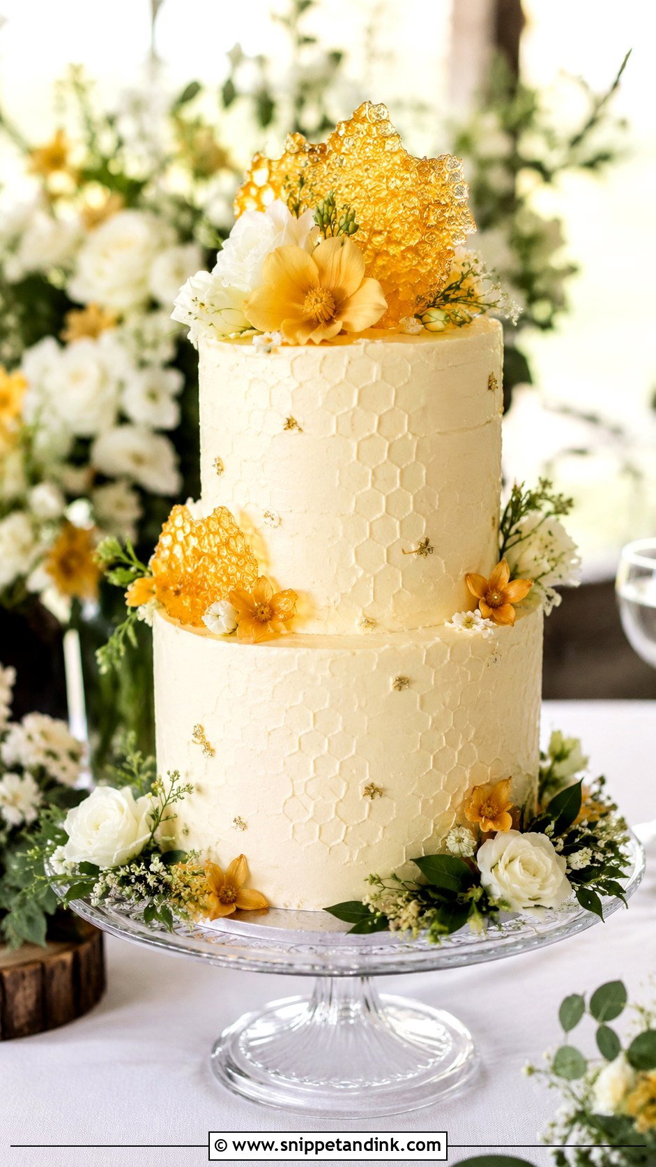 Honey Cinnamon Wedding Cake - Snippet and Ink - 20 Cinnamon Wedding Cake Ideas