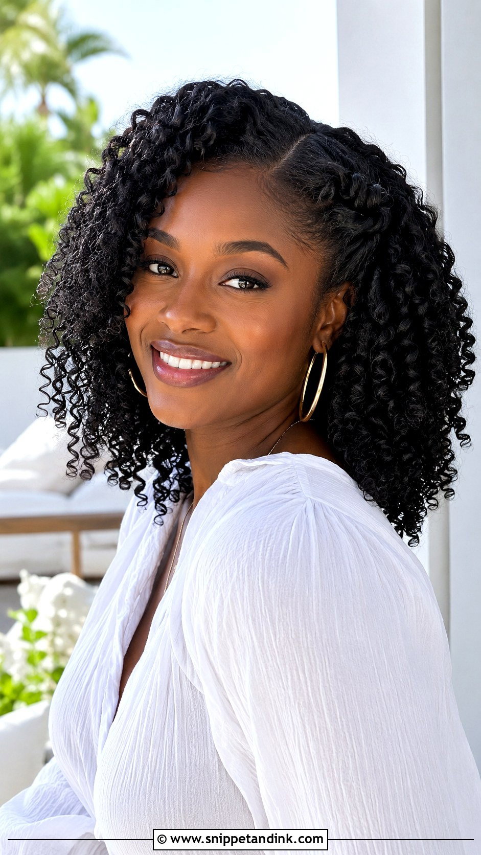 Honeymoon Natural Curls - Snippet and Ink - 15 Honeymoon Hairstyles