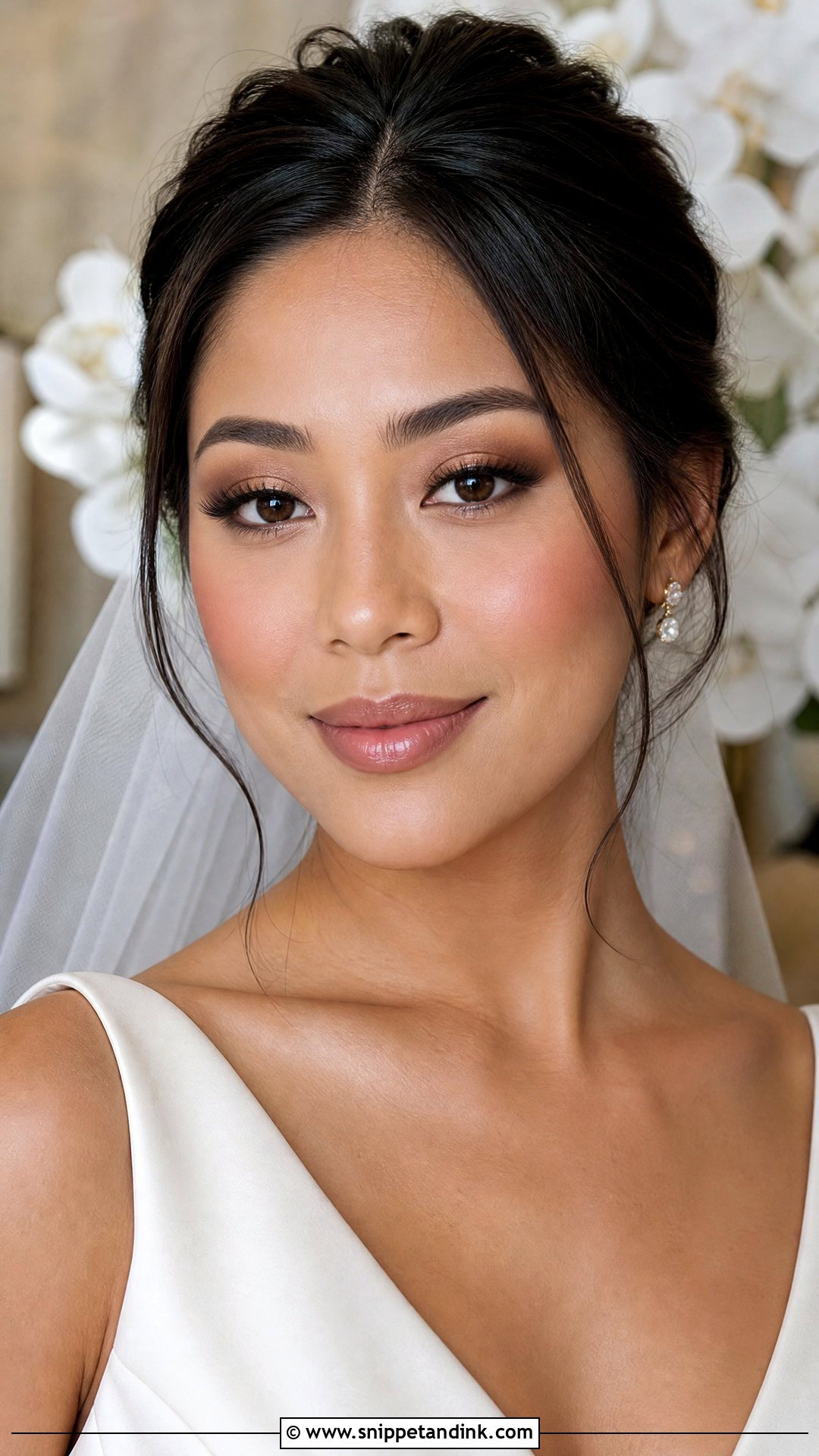Hooded Eye Bridal Makeup For Brown Eyes Brunettes - Snippet and Ink - 25 Bridal Makeup for Brown Eyes Brunettes