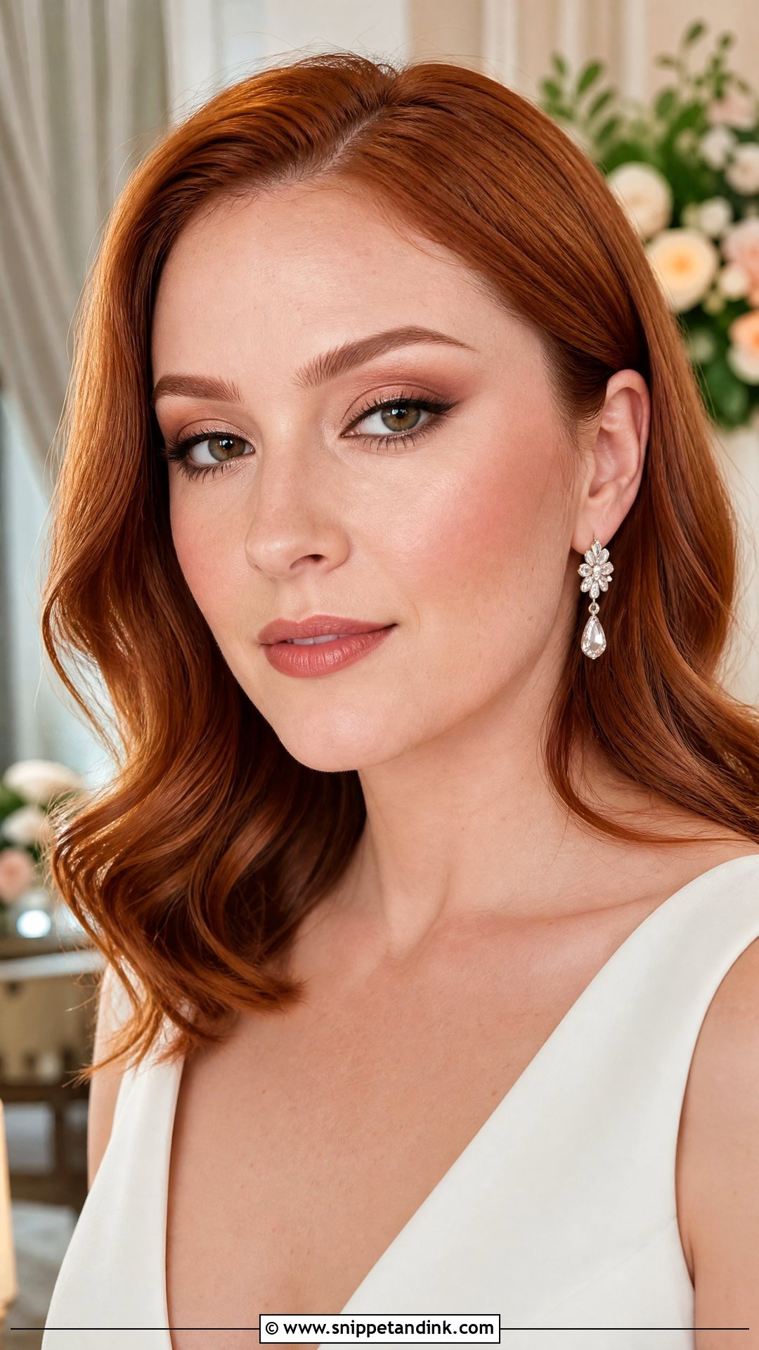 Hooded Eye Bridal Makeup For Redheads - Snippet and Ink - 25 Bridal Makeup for Redheads