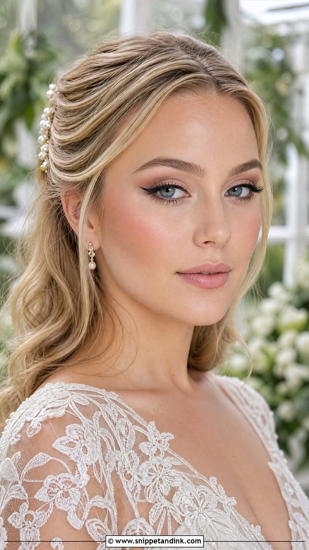 Hooded Eye Cat Eye Wedding Makeup - Snippet and Ink - 20 Cat Eye Wedding Makeup Ideas