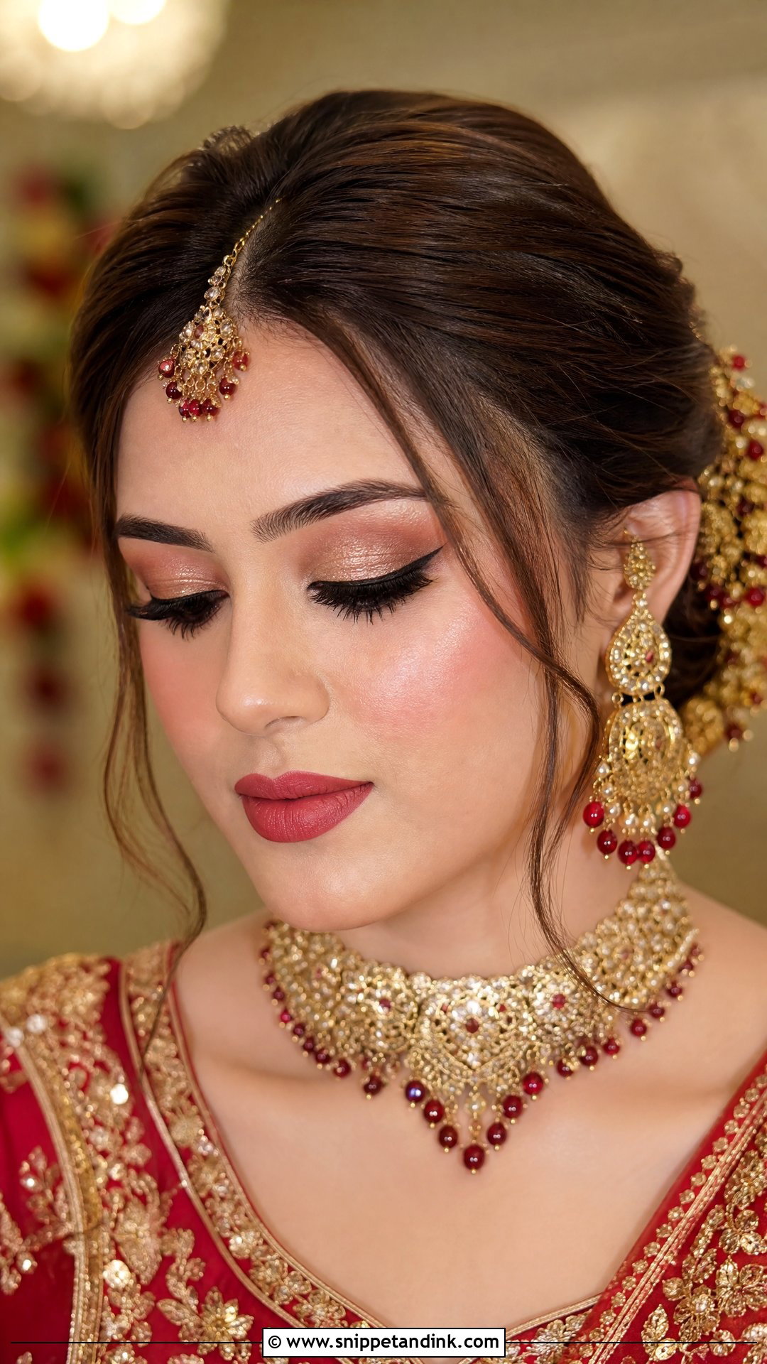 Hooded Eyes Barat Bridal Makeup - Snippet and Ink - 25 Barat Bridal Makeup Ideas