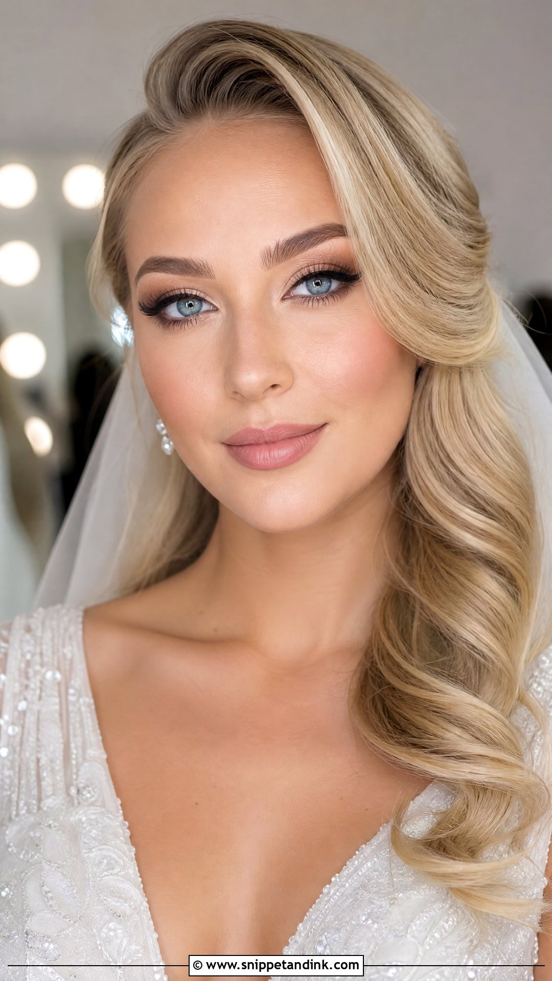 Hooded Eyes Bridal Makeup For Blondes Blue Eyes - Snippet and Ink - 20 Bridal Makeup for Blondes Blue Eyes