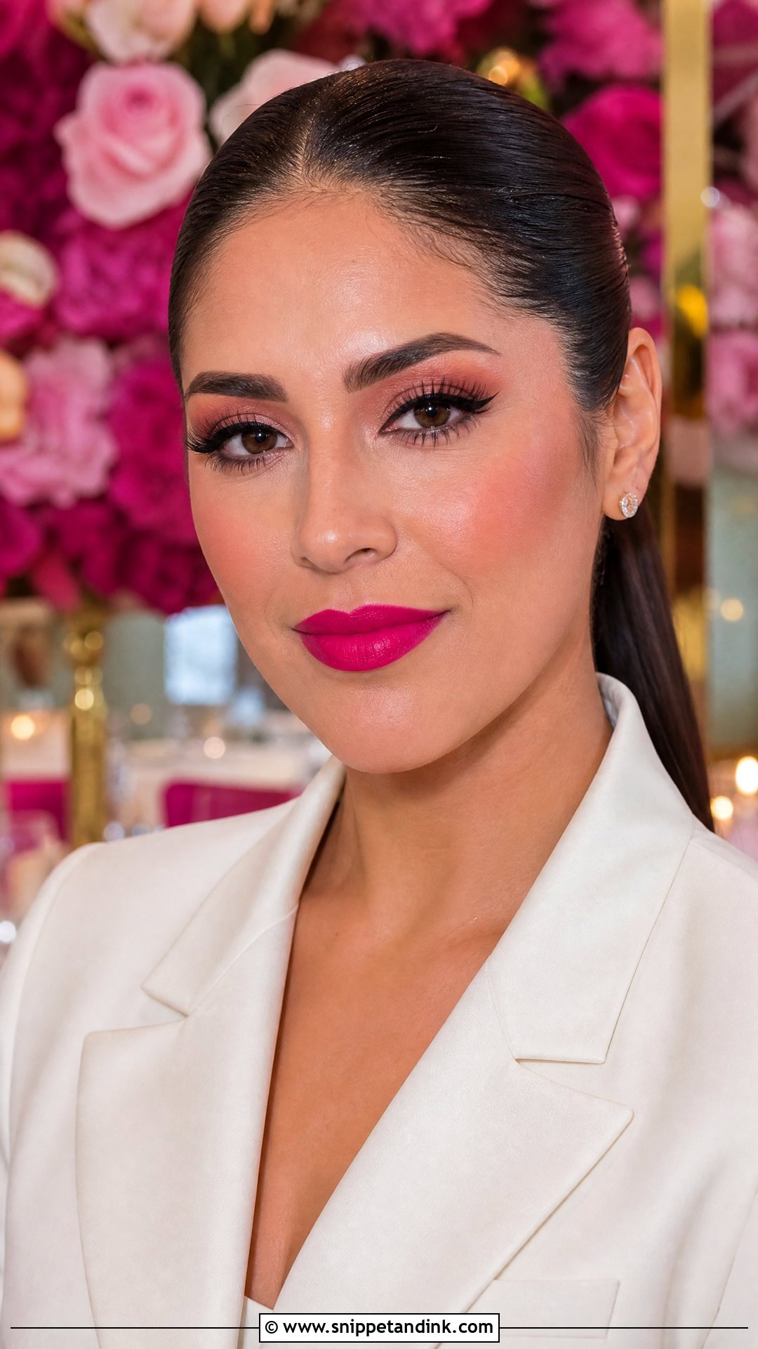 Hot Pink Bridal Makeup - Snippet and Ink - 25 Pink Bridal Makeup Looks