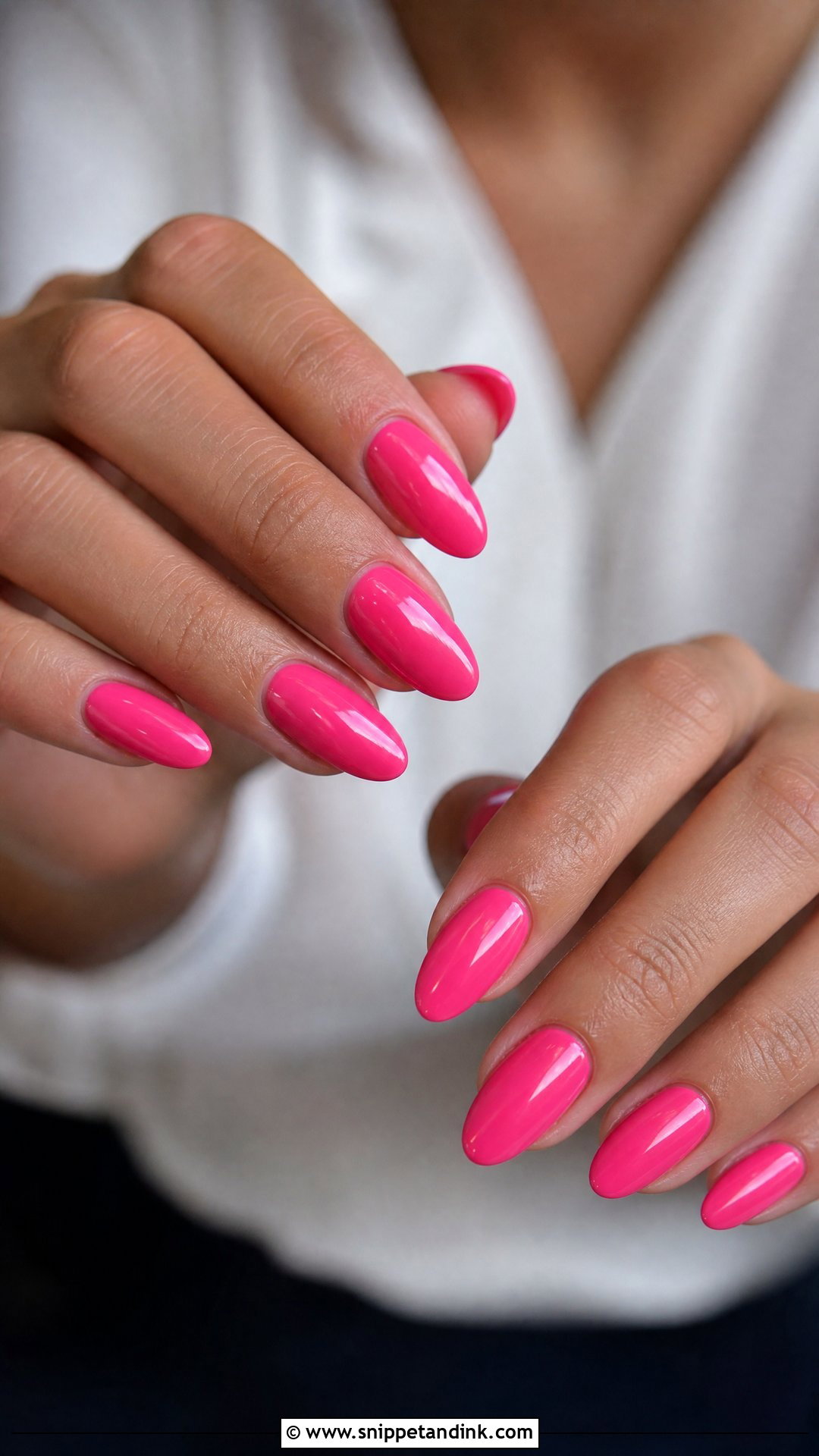 Hot Pink Bridal Nails - Snippet and Ink - 25 Pink Bridal Nails