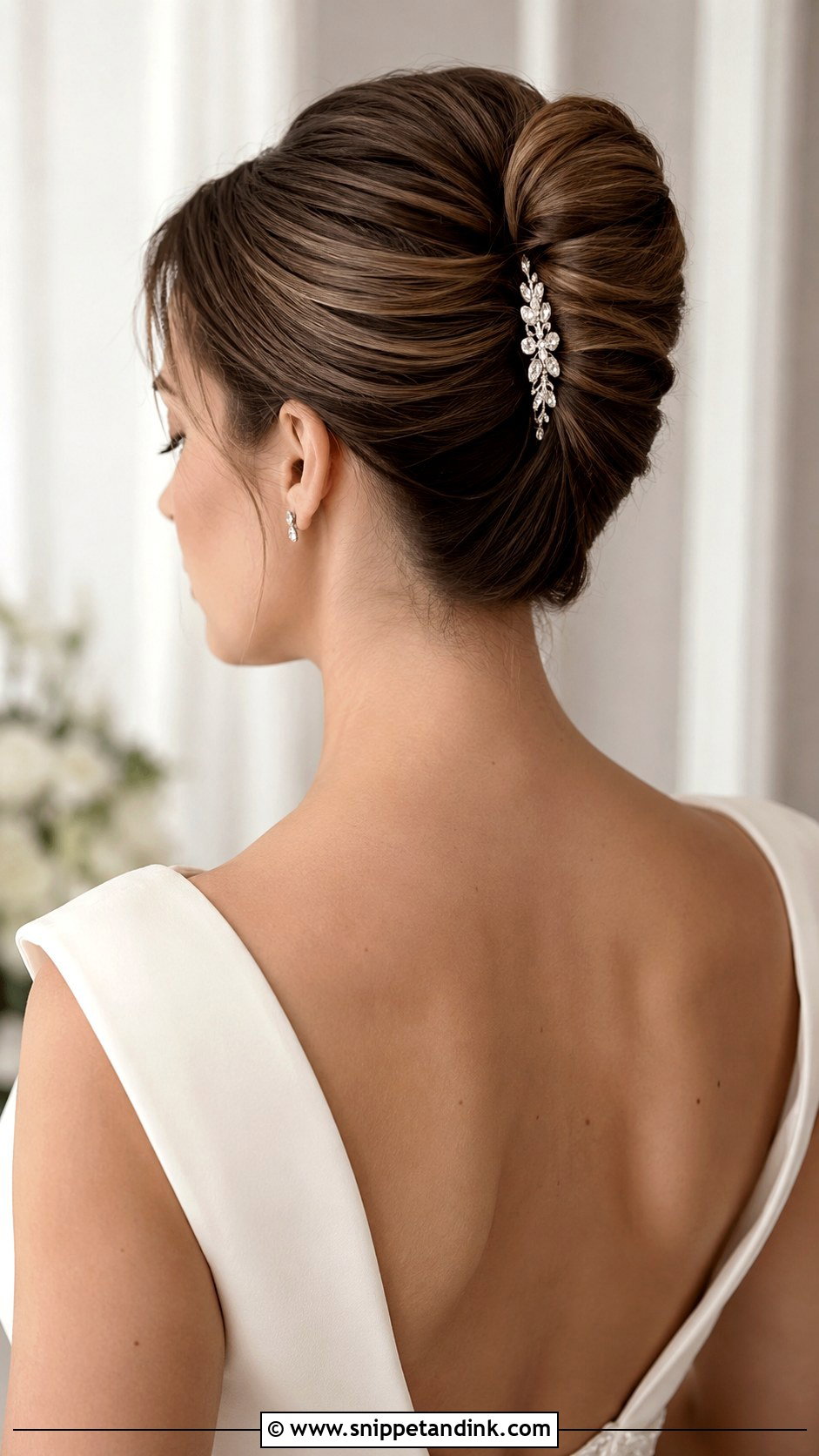 How To Do Bridal French Twist Hairstyle - Snippet and Ink - 15 How to Do Bridal Hairstyles